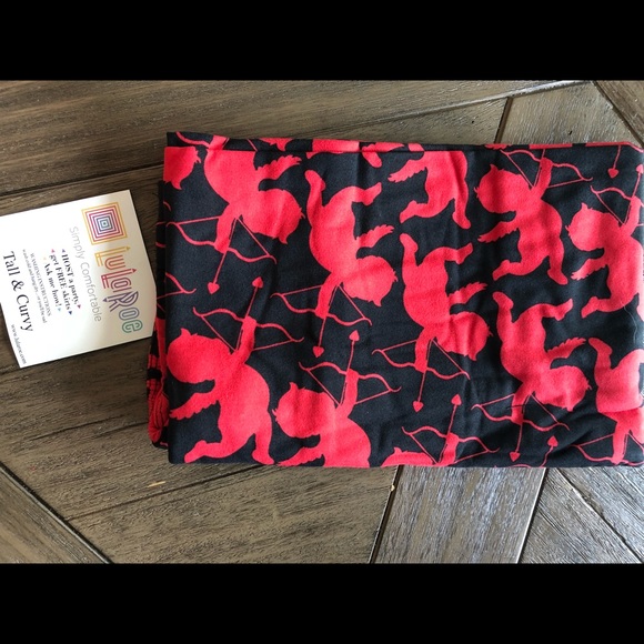 NWT Valentines LuLaRoe Leggings TC - Picture 2 of 2